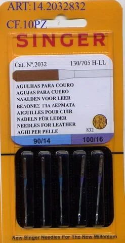 AGHI UNIVERSALI SINGER PER PELLE mis. 90-100
