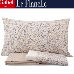 COMPLETO LENZUOLA FLANELLA MATRIMONIALE GABEL MODELLO ANITA VARIANTE DUNA 586