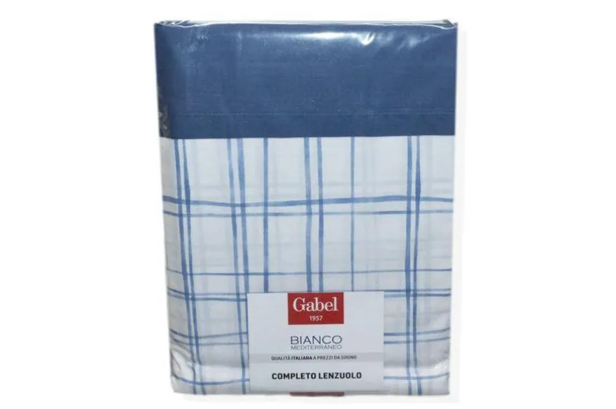 COMPLETO LENZUOLA MATRIMONIALE GABEL MODELLO SALONICCO VAR. MEDITERRANEO 281