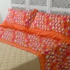 COMPLETO LENZUOLA SINGOLO BIANCALUNA MODELLO VERNA VAR.ARANCIO 4200