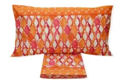 COMPLETO LENZUOLA SINGOLO BIANCALUNA MODELLO VERNA VAR.ARANCIO 4200