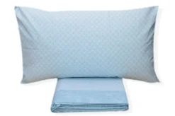 COMPLETO LENZUOLA SINGOLO CALDO COTONE GFFERRARI MODELLO ITALIA VAR. AZZURRO 8C
