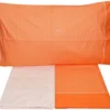 COMPLETO LENZUOLA UNA PIAZZA E MEZZO GABEL MODELLO AMBIANCE VAR. ARANCIO 801