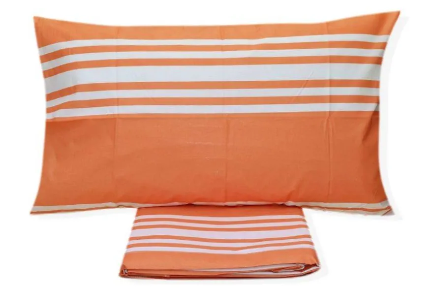 COMPLETO LENZUOLA UNA PIAZZA E MEZZO ZAMBAITI MODELLO STYLE VAR. ARANCIO 25