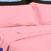 COMPLETO LENZUOLA UNA PIAZZA E MEZZO BIANCALUNA MODELLO COLORED VAR. ROSA 125