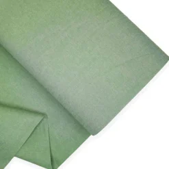 COORDINATI PURO COTONE RIGA QUADRETTO E UNITO VERDE