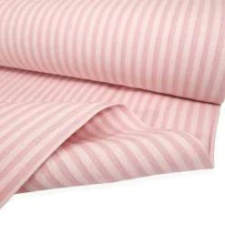 COORDINATI PURO COTONE RIGA QUADRETTO E UNITO ROSA