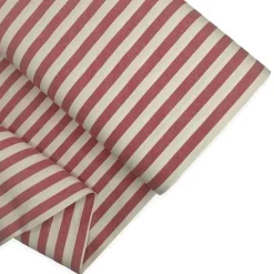 COORDINATI PURO COTONE RIGA QUADRETTO E UNITO ROSSO