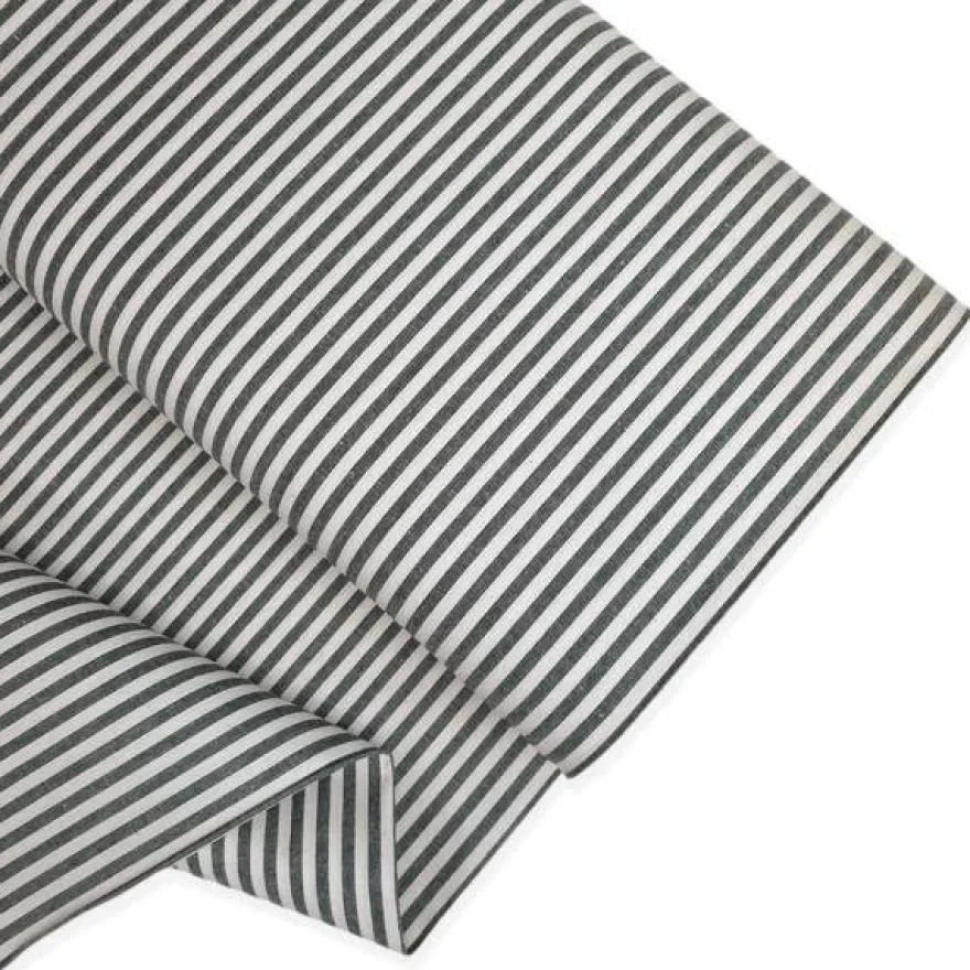 COORDINATI PURO COTONE RIGA QUADRETTO E UNITO NERO