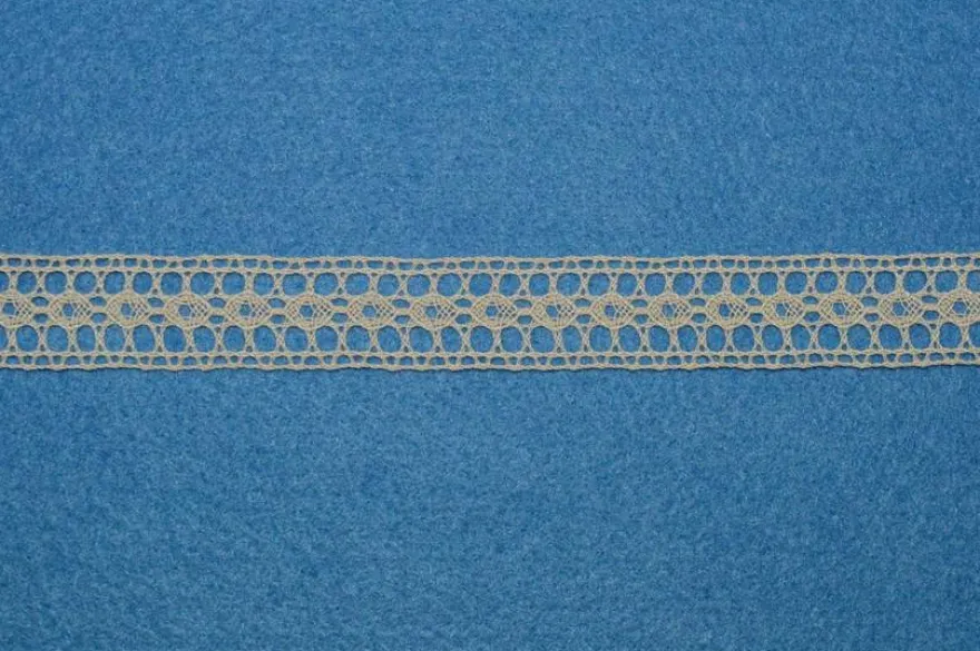 COORDINATO PIZZO COTONE ECRU' FINALE E INCASSO ALTEZZA 2 CM