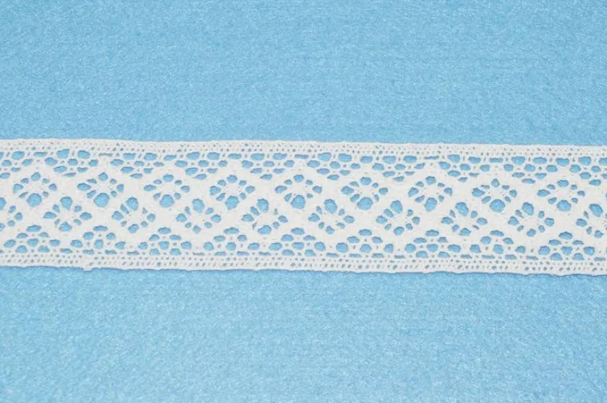 COORDINATO PIZZO COTONE INCASSO E FINALI BIANCHI