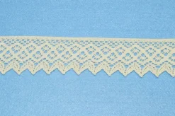 COORDINATO PIZZO COTONE INCASSO E FINALI PANNA