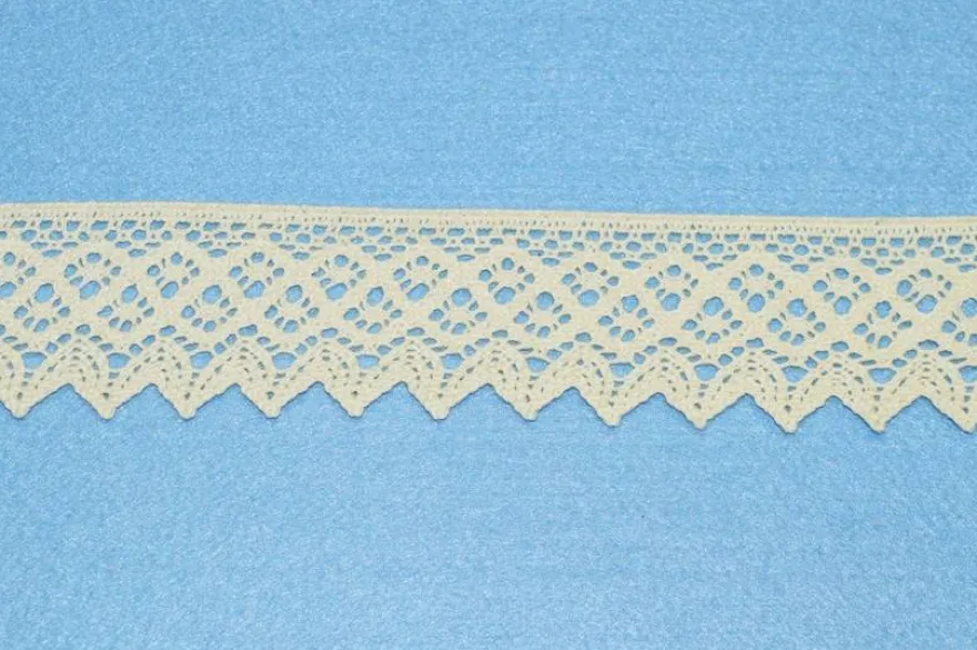 COORDINATO PIZZO COTONE INCASSO E FINALI PANNA