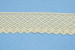 COORDINATO PIZZO COTONE INCASSO E FINALI PANNA