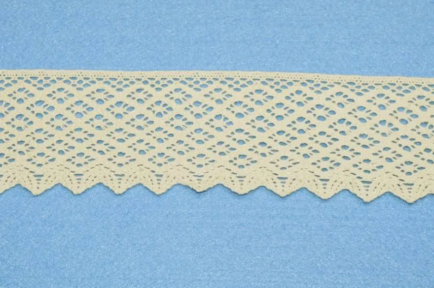 COORDINATO PIZZO COTONE INCASSO E FINALI PANNA