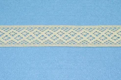 COORDINATO PIZZO COTONE INCASSO E FINALI PANNA