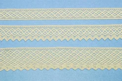 COORDINATO PIZZO COTONE INCASSO E FINALI PANNA