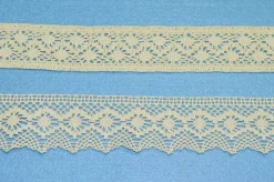 COORDINATO PIZZO COTONE INCASSO E FINALE PANNA
