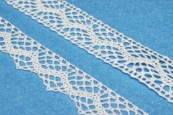 COORDINATO PIZZO COTONE INCASSO E FINALE BIANCO 124