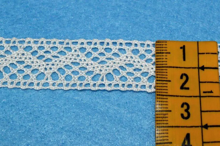 COORDINATO PIZZO COTONE INCASSO E FINALE ECRU 124