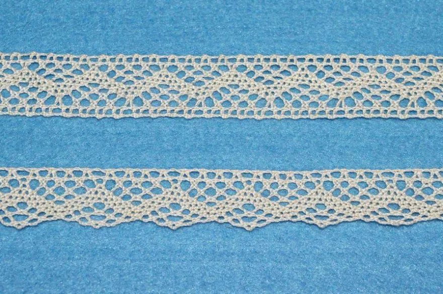 COORDINATO PIZZO COTONE INCASSO E FINALE ECRU 124