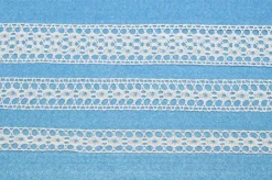 COORDINATO PIZZO COTONE INCASSO E FINALE BIANCO 101