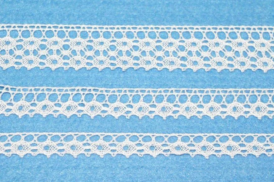 COORDINATO PIZZO COTONE INCASSO E FINALE BIANCO 101