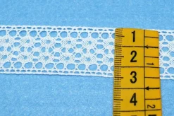 COORDINATO PIZZO COTONE INCASSO E FINALE BIANCO 101