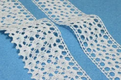 COORDINATO PIZZO COTONE INCASSO E FINALE BIANCO 104/1