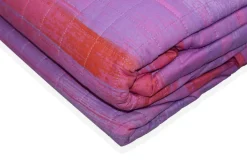 COPRILETTO TRAPUNTATO MATRIMONIALE ZAMBAITI MODELLO NEW AGE VARIANTE VIOLA 0460
