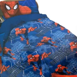 COPRILETTO TRAPUNTATO SINGOLO HERMET MODELLO MARVEL SPIDERMAN