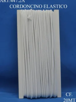 ELASTICO CORDONCINO BIANCO MT 20 - MM 3