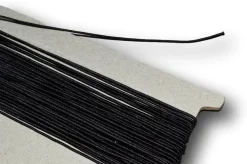 ELASTICO CORDONCINO 1 MM NERO E BIANCO 20 MT