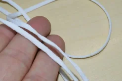 ELASTICO MORBIDO BIANCO PIATTO 3 MM 10 MT