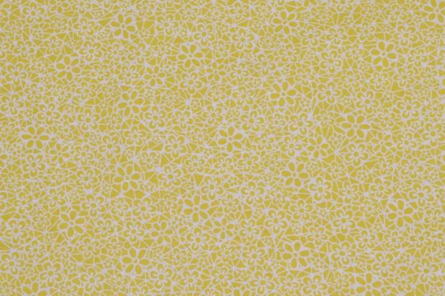 FANTASIE COORDINATE IN COTONE GIALLO