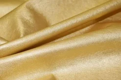 FINTA PELLE ELASTICIZZATA COLOR ORO