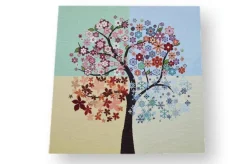 GOBELIN FANTASIA ALBERO VITA STAGIONI MISURA CM 47X47