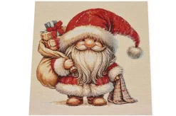GOBELIN FANTASIA NATALE BABBO NATALE 15267 MISURA CM 47X47