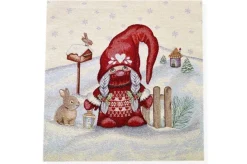 GOBELIN FANTASIA NATALE FOLLETTO 13547 MISURA CM 47X47