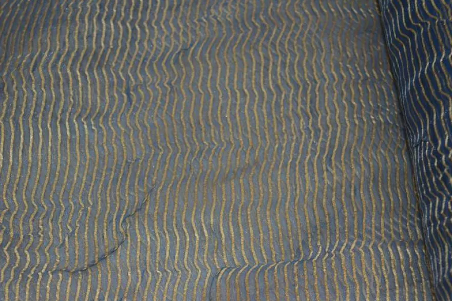 ORGANZA BLU RIGHINO ORO
