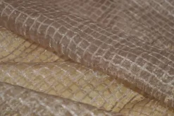 ORGANZA QUADRETTO BEIGE