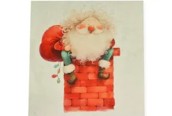 PANNELLO NATALE SANTA CLAUS DISEGNO 2 MISURA CM 47X47