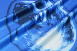 PANNELLO PURA SETA FANTASIA FONDO BLUETTE
