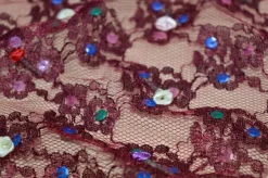 PIZZO BORDEAUX CON FIORELLINI