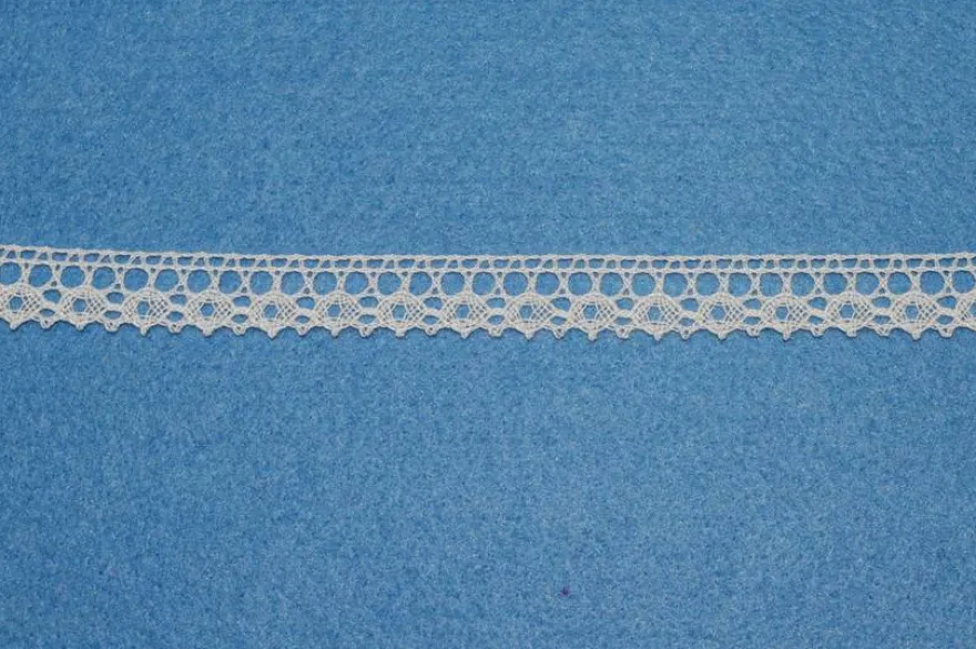 PIZZO COTONE BIANCO ALTEZZA 1.5 CM