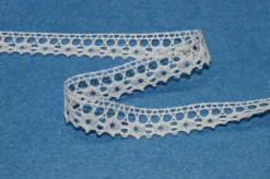PIZZO COTONE BIANCO ALTEZZA 1.5 CM