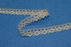 PIZZO COTONE ECRU' ALTEZZA 1 CM