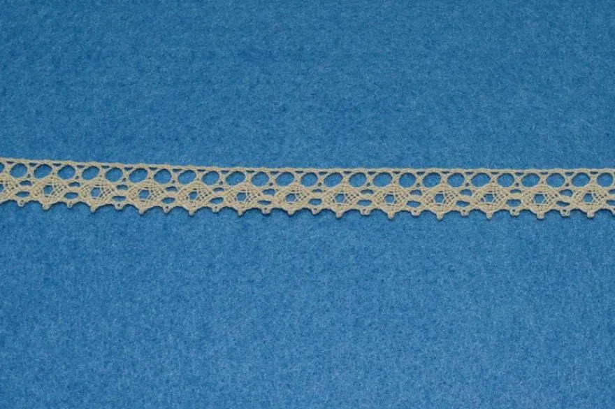 PIZZO COTONE ECRU' ALTEZZA 1 CM