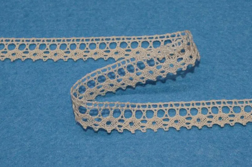 PIZZO COTONE ECRU' ALTEZZA 1.5 CM
