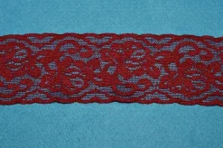 PIZZO ELASTICO ROSSO ALTEZZA 6 CM